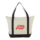 Classic 12oz Cotton Canvas Zippered Boat Tote